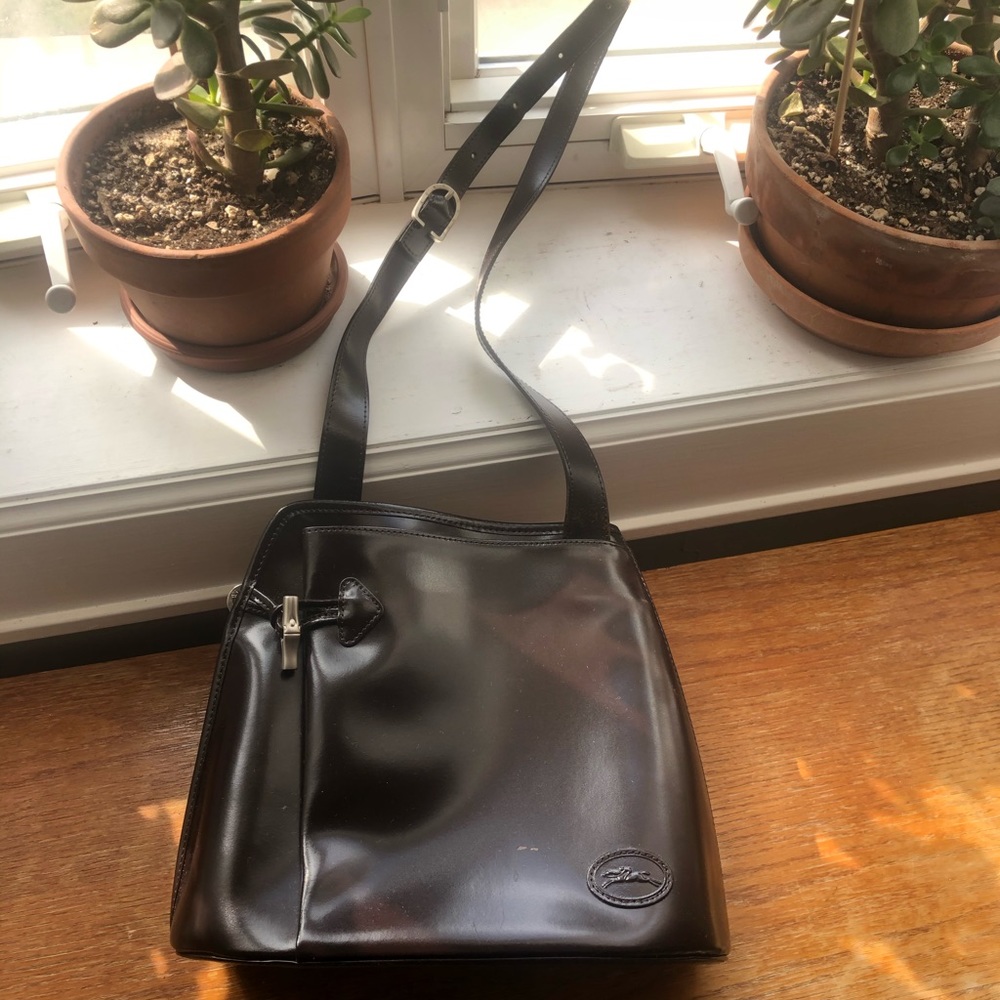 Vintage Longchamp Roseau Leather Bag
